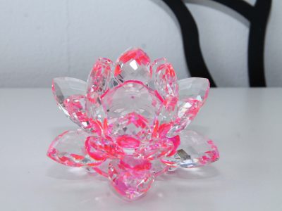 Flor de Loto Cristal Rosa